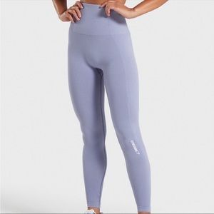 Gymshark Power Down Tight Size Small Intense Steel Blue